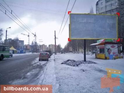 Билборд A в Хмельницком вул. П. Мирного, 35 фото 1